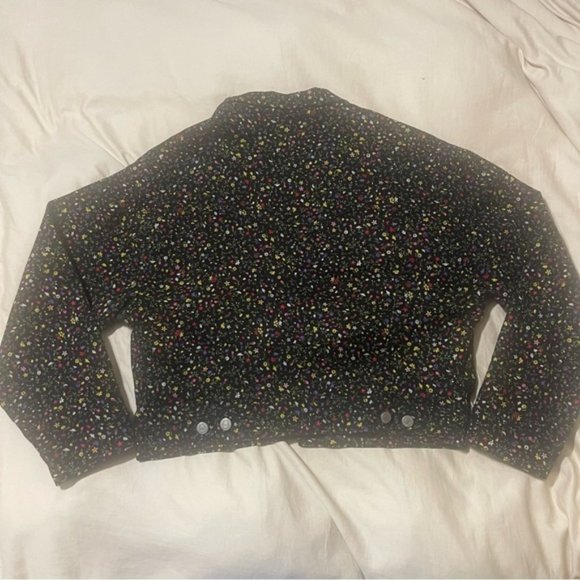 Levi's Trucker Jacket in Ditsy Floral Secret Garden Print Size M - Picture 8 of 13